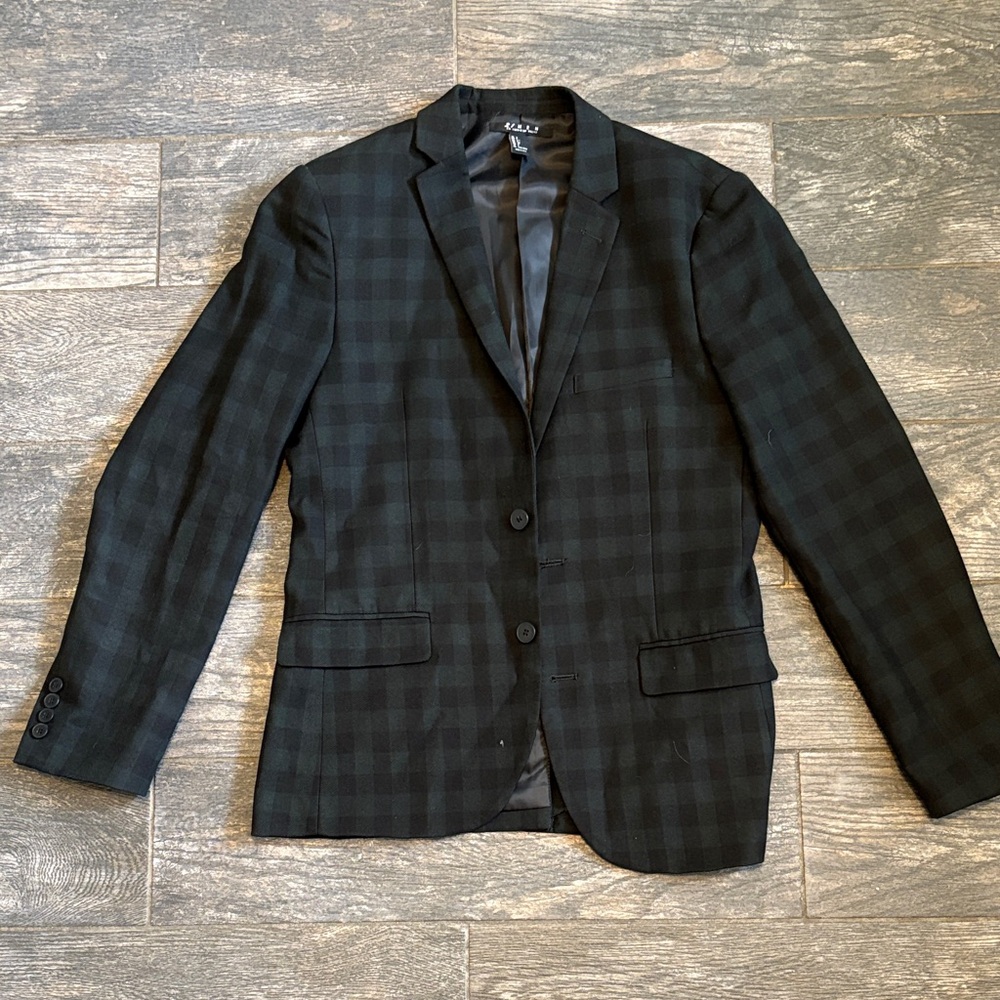 Forever 21 Men’s Checkered Tartan Plaid Blazer